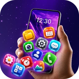3D Rolling Icon: Live Launcher